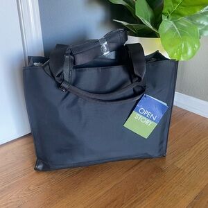 Open Story Black Laptop Bag for Women